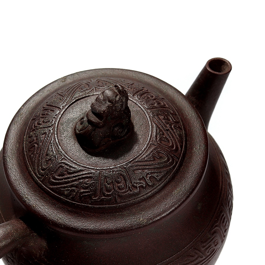 龙生九子之嘲风紫砂壶