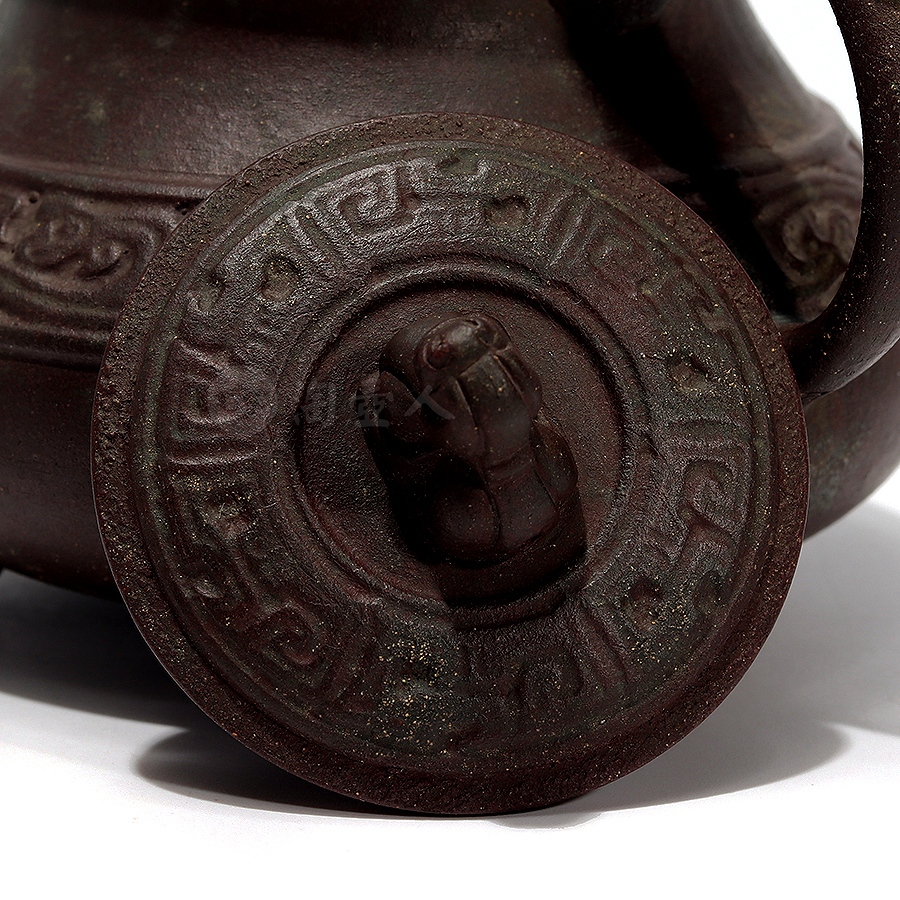 龙生九子之负屃紫砂壶