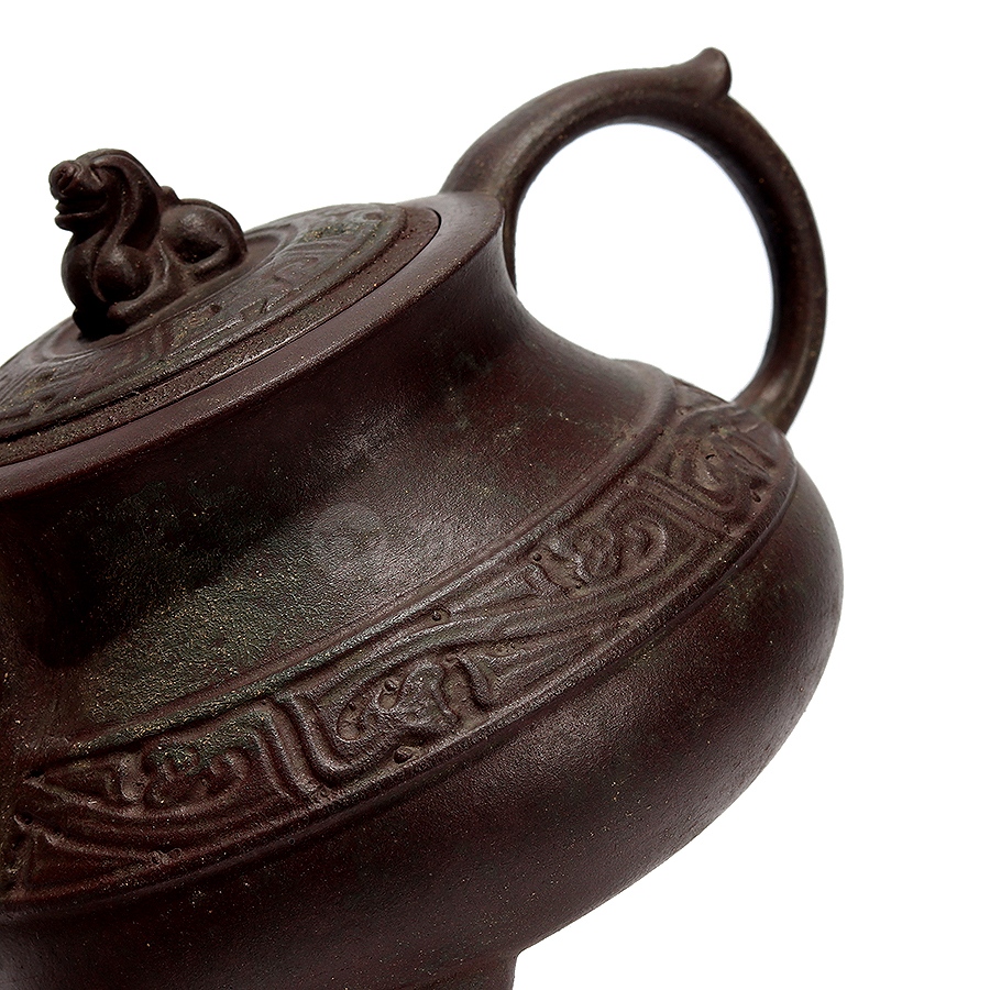 龙生九子之负屃紫砂壶