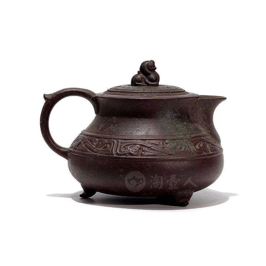 龙生九子之负屃紫砂壶