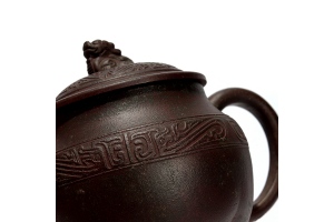 龍生九子之嘲風(fēng)紫砂壺