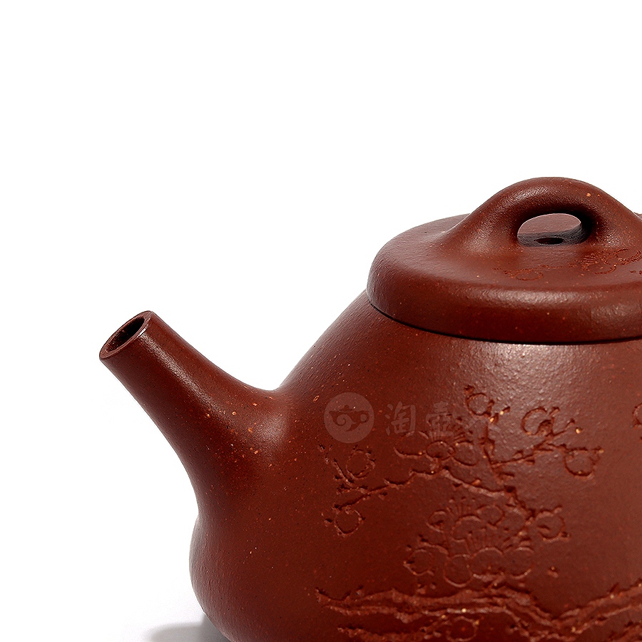 石瓢壶(陶夫刻梅)