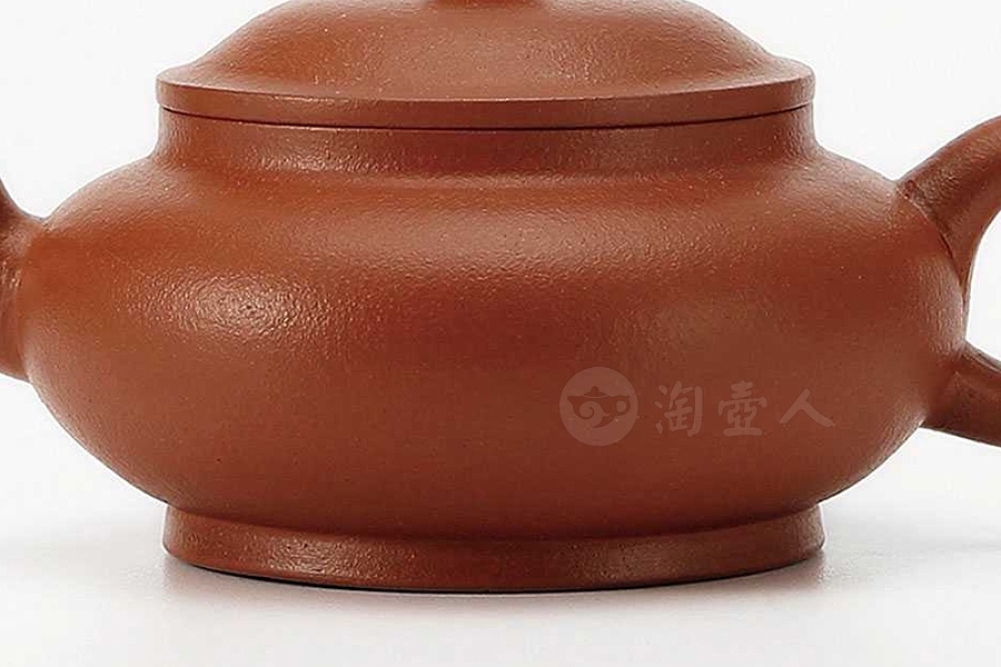 朱泥扁灯壶