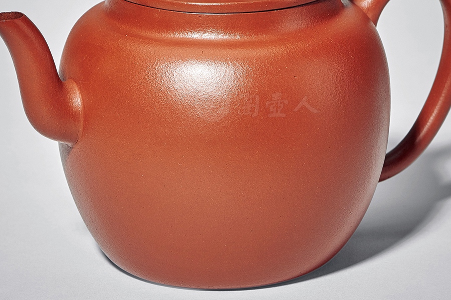 朱泥莲子壶