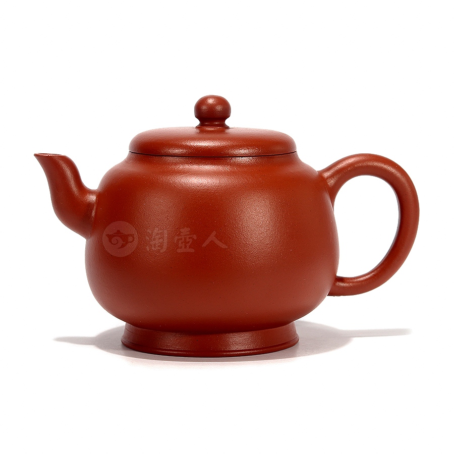 正宗原矿宜兴紫砂壶-全手宫灯壶(薄胎)-陈岩全手工制作-原矿朱泥紫砂泥料