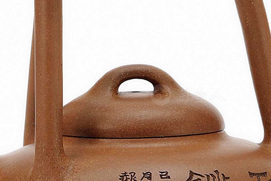 梅调鼎刻林园款石铫壶