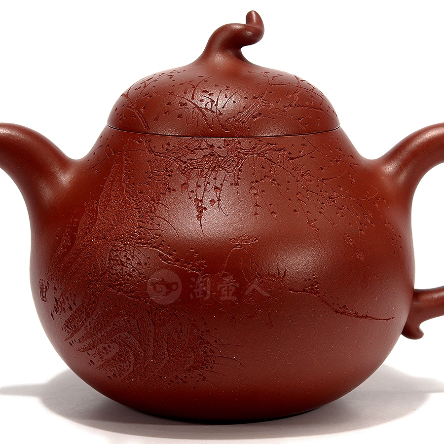 全手茄段壶(薄胎)