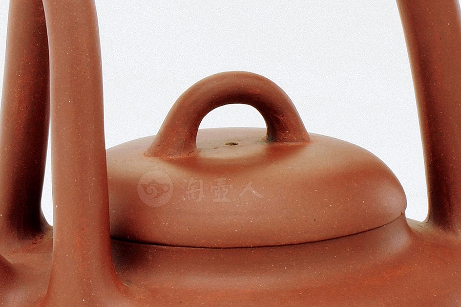 紫泥三叉提梁壶
