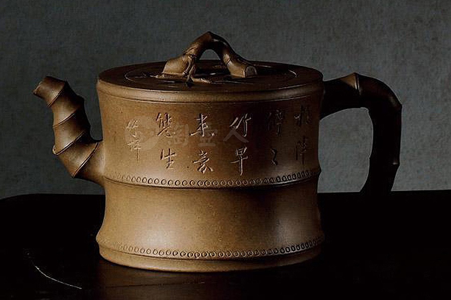 段泥竹段壶
