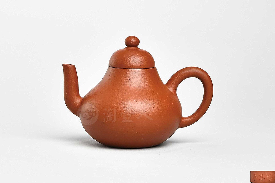 朱泥梨型壶