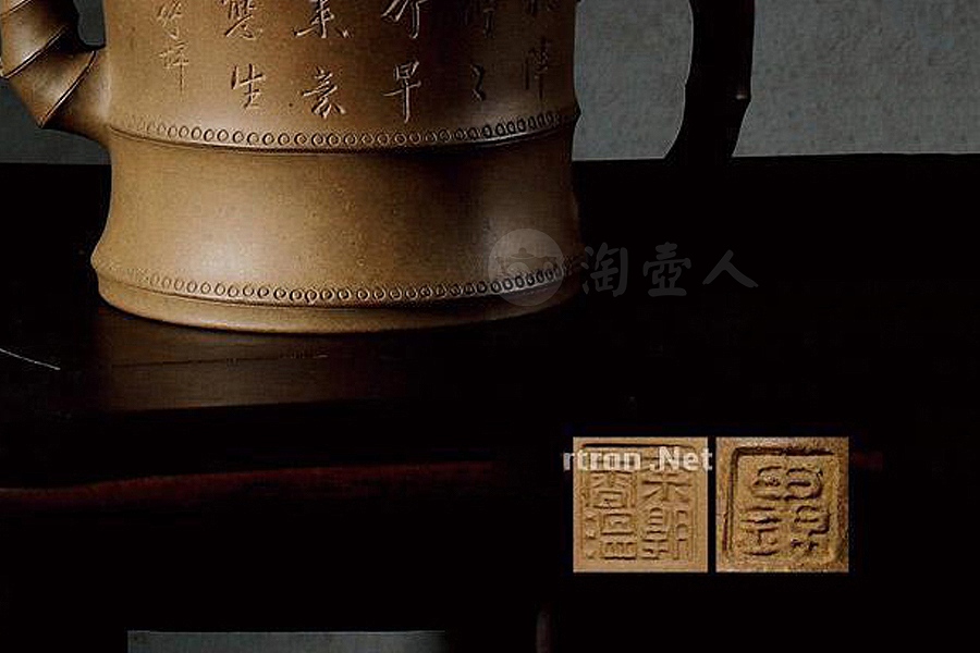 段泥竹段壶