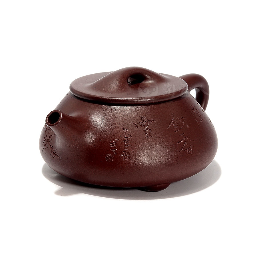 全手景舟石瓢壶(吴东元书铭)