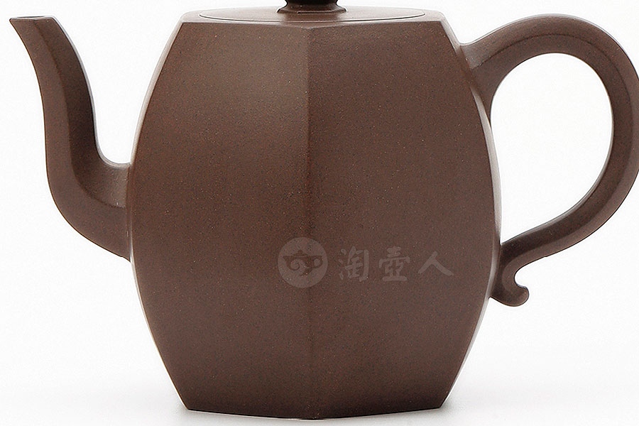 六方鼓腹壶