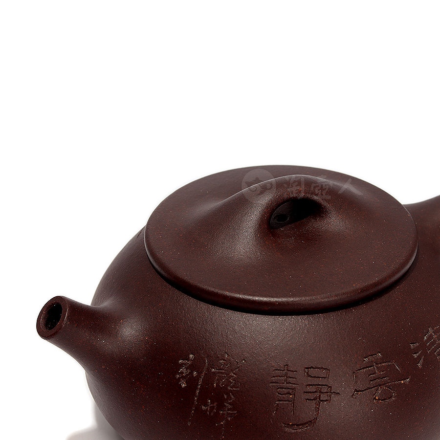 全手石瓢壶(沈龙娣铭)