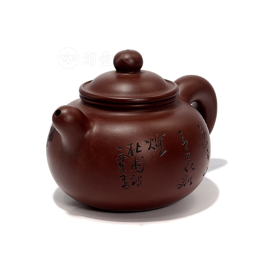 全手旸忆壶(毛国强陶刻)