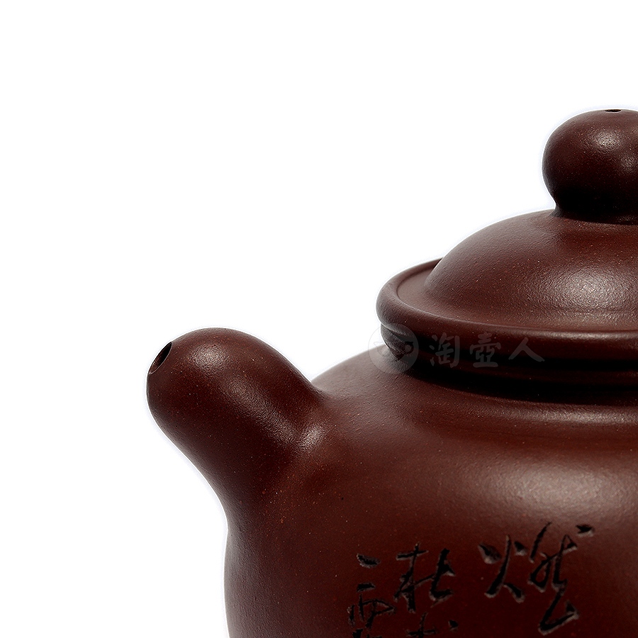 全手旸忆壶(毛国强陶刻)