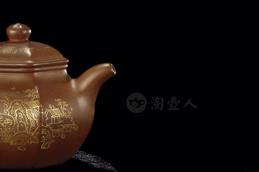 六方莲子壶