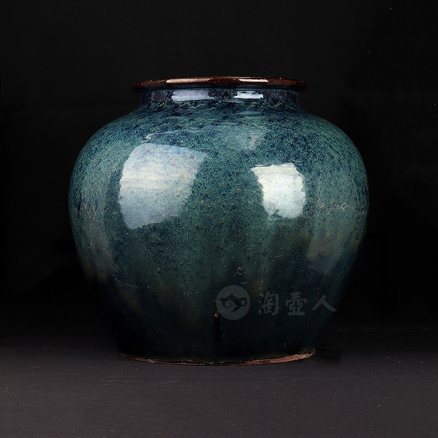 葛效先造炉钧釉缸(清中早期)