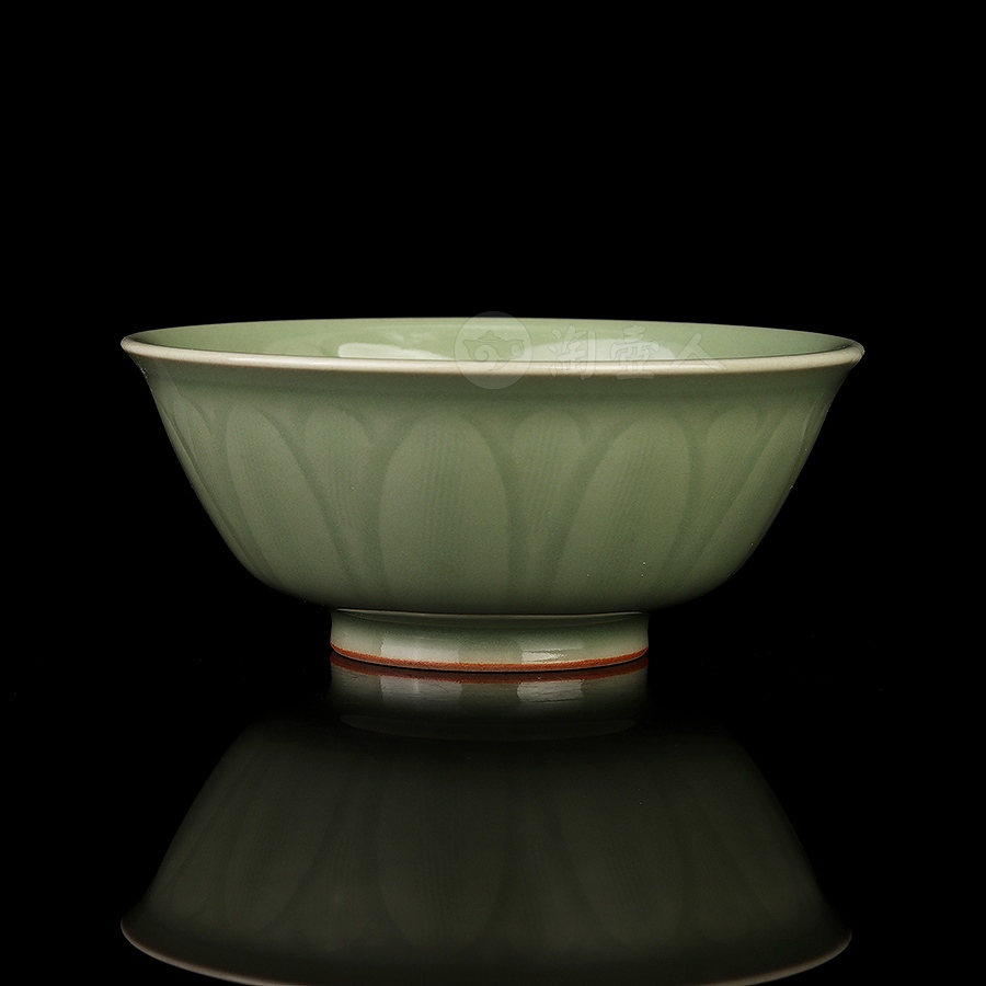 莲花柴烧盏(窑玉)
