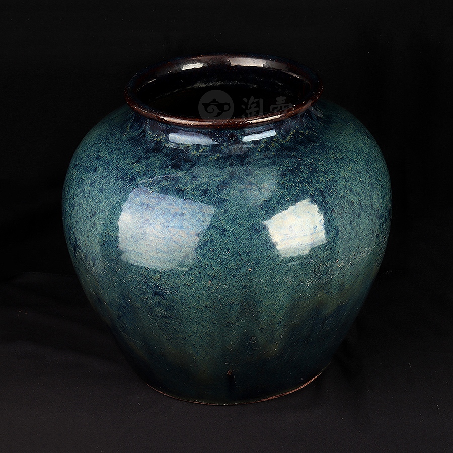 葛效先造炉钧釉缸(清中早期)