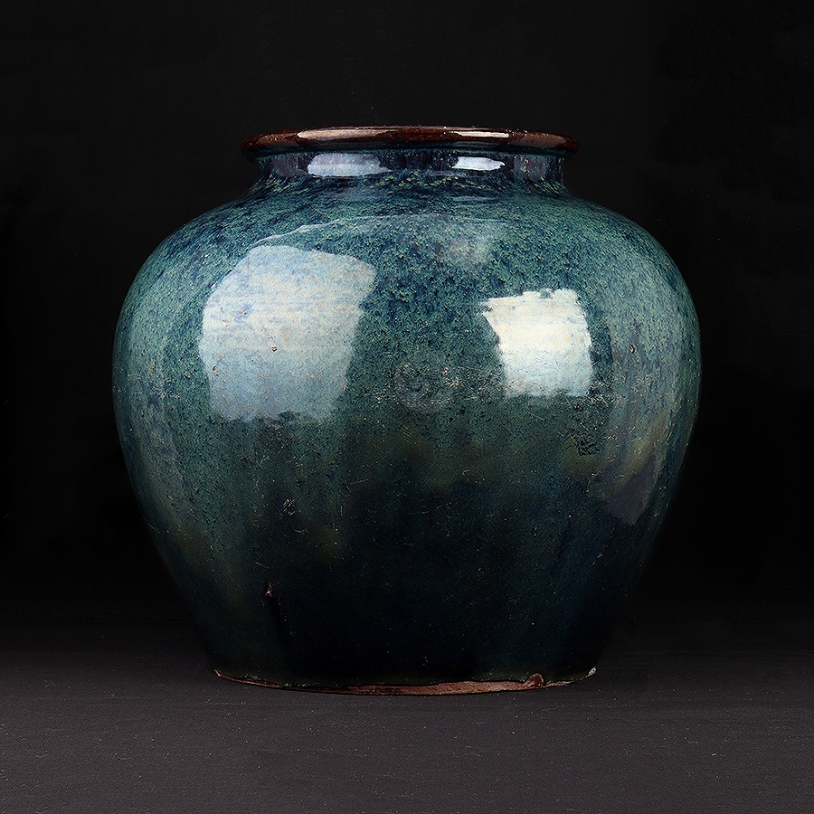 葛效先造炉钧釉缸(清中早期)