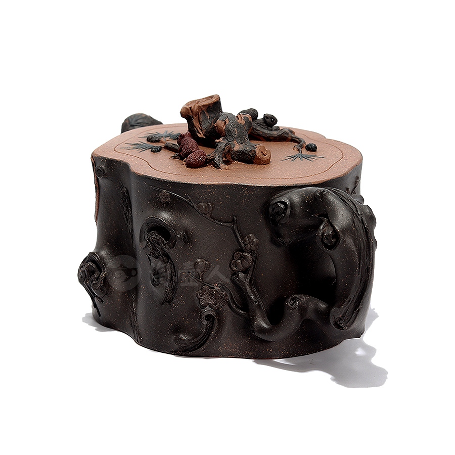 全手岁寒三友壶