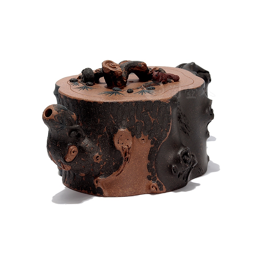 全手岁寒三友壶