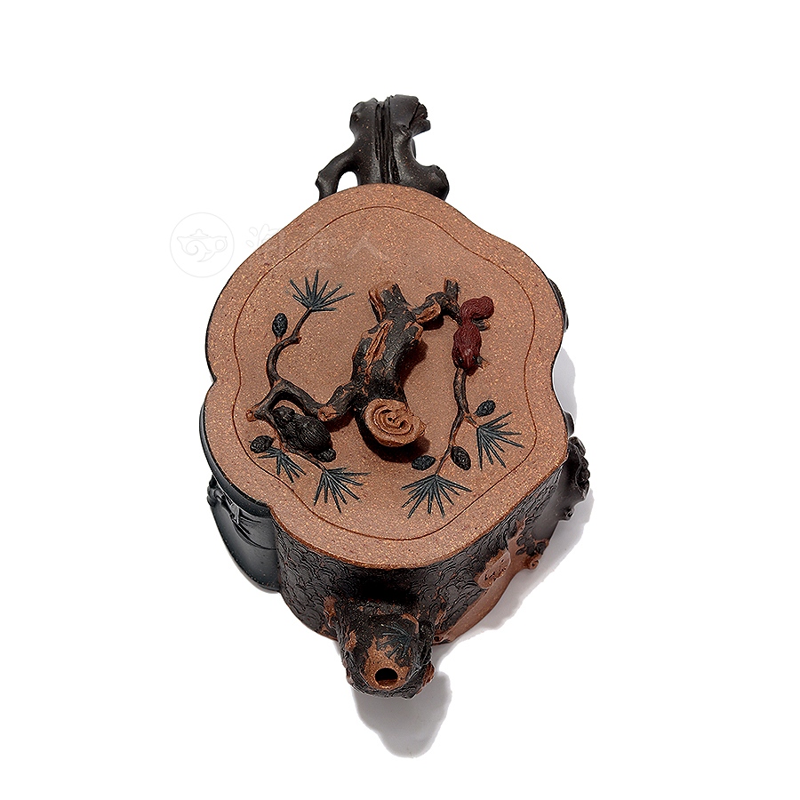 全手岁寒三友壶