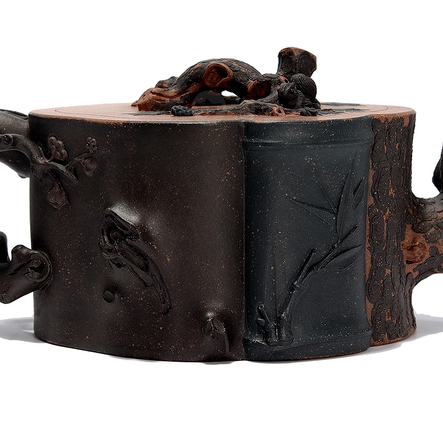 全手岁寒三友壶