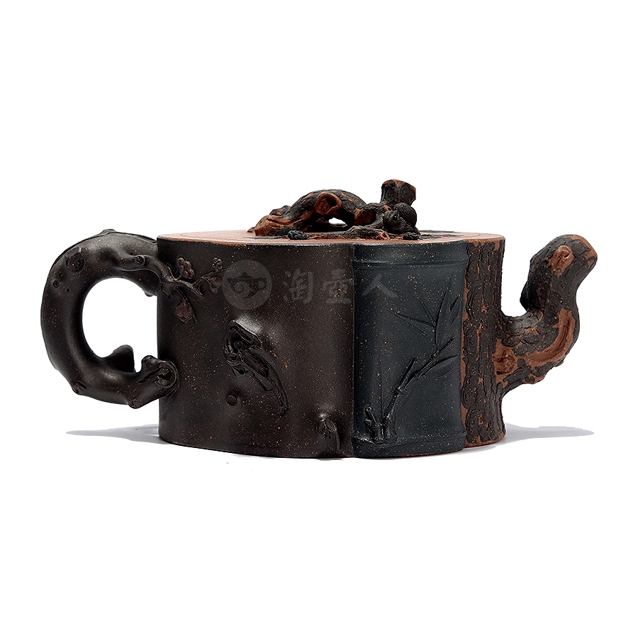 全手岁寒三友壶