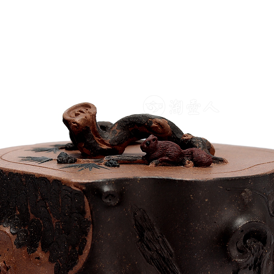 全手岁寒三友壶