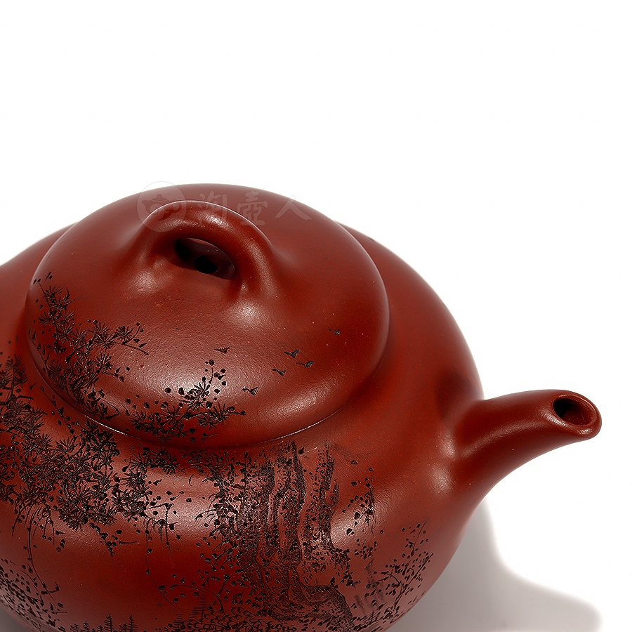 全手柿圆壶