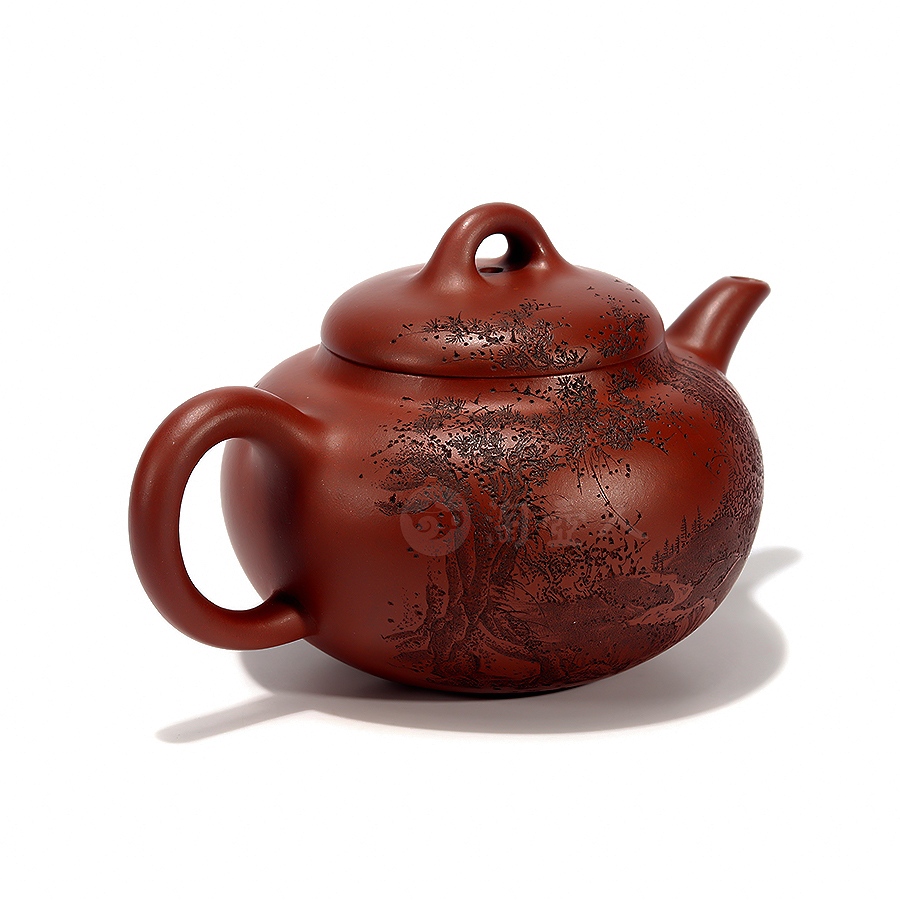 全手柿圆壶