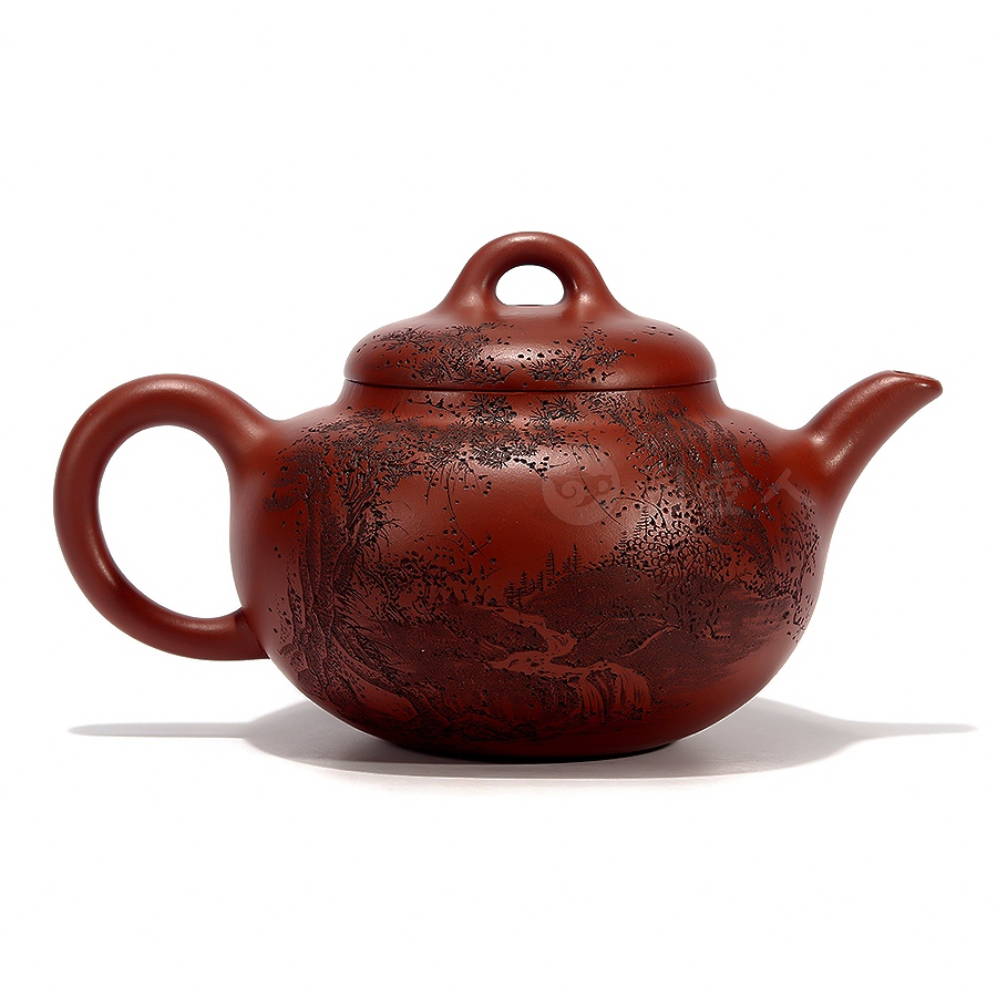 全手柿圆壶