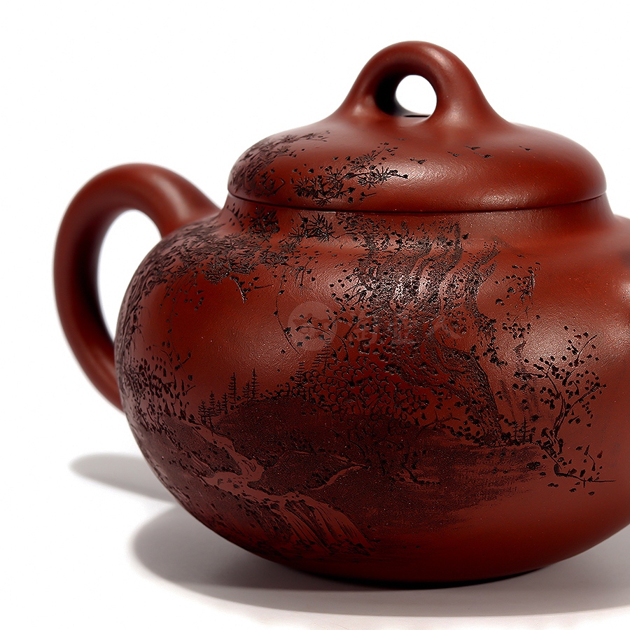 全手柿圆壶