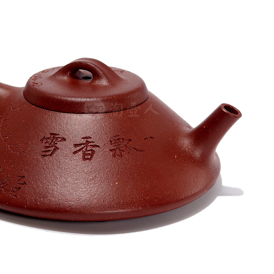 合瓢壶(刻梅)