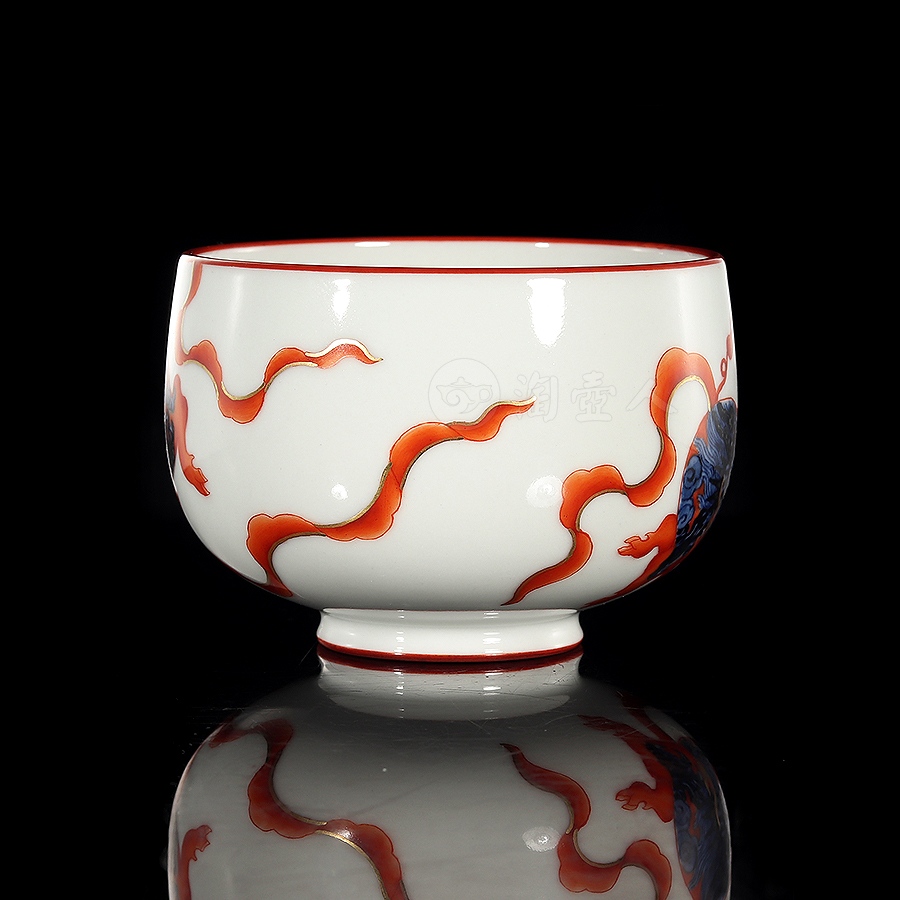 龙猪长乐品茗杯