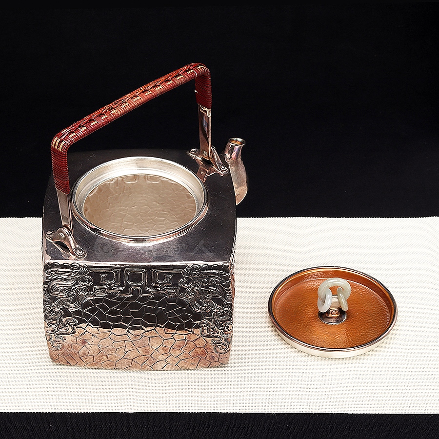 四方饕餮纹提梁