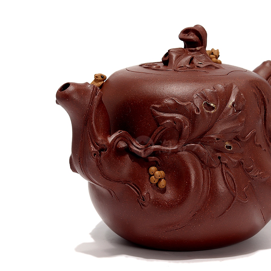 全手松鼠葡萄壶