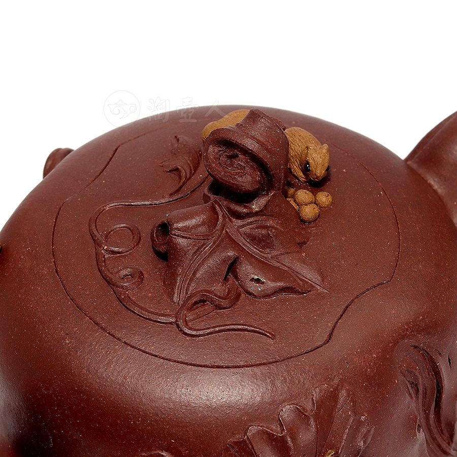 全手松鼠葡萄壶