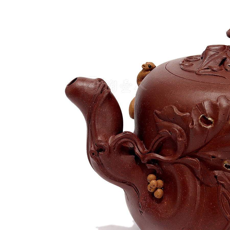 全手松鼠葡萄壶