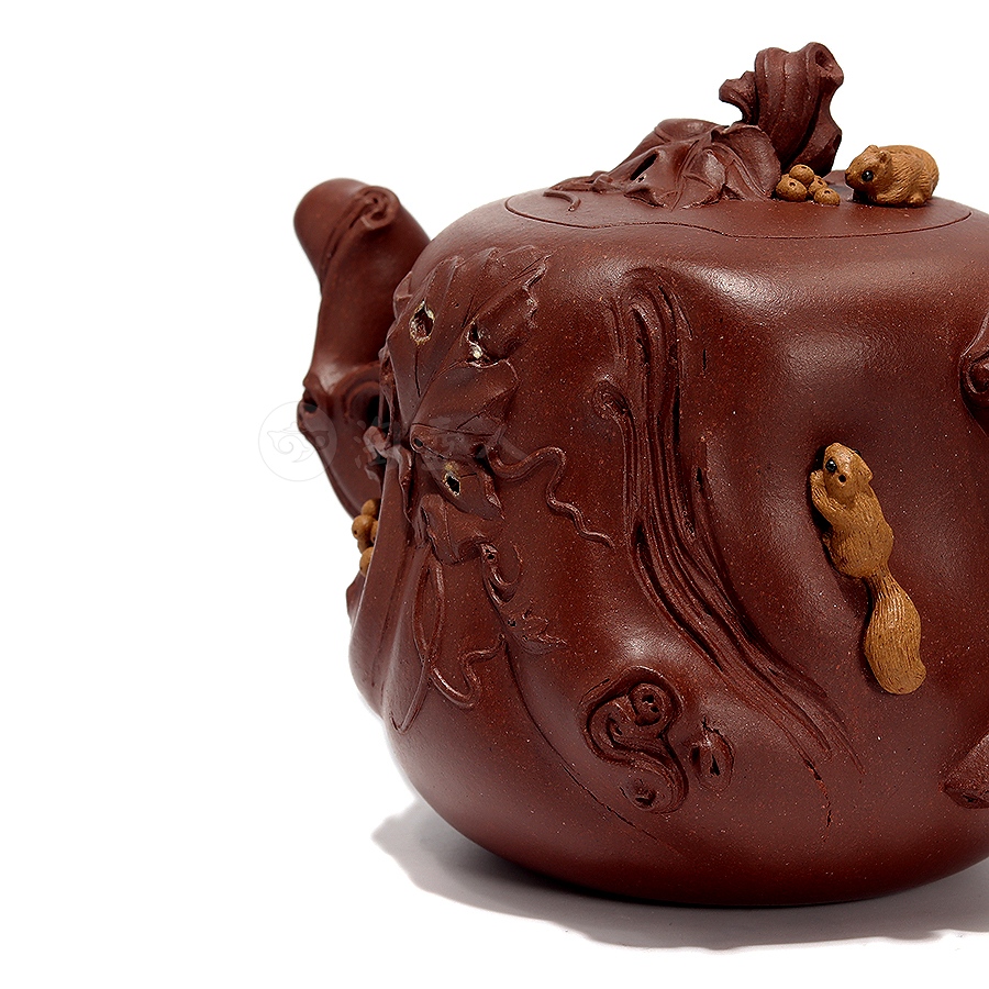 全手松鼠葡萄壶