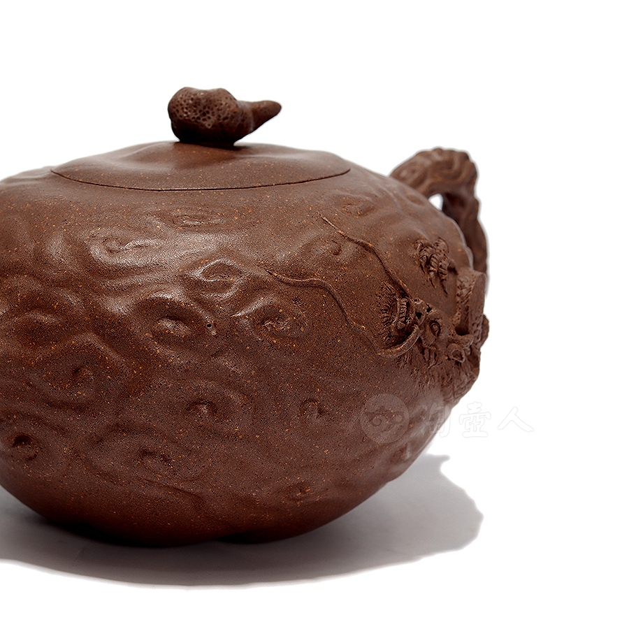 全手鱼化龙壶(薄胎)