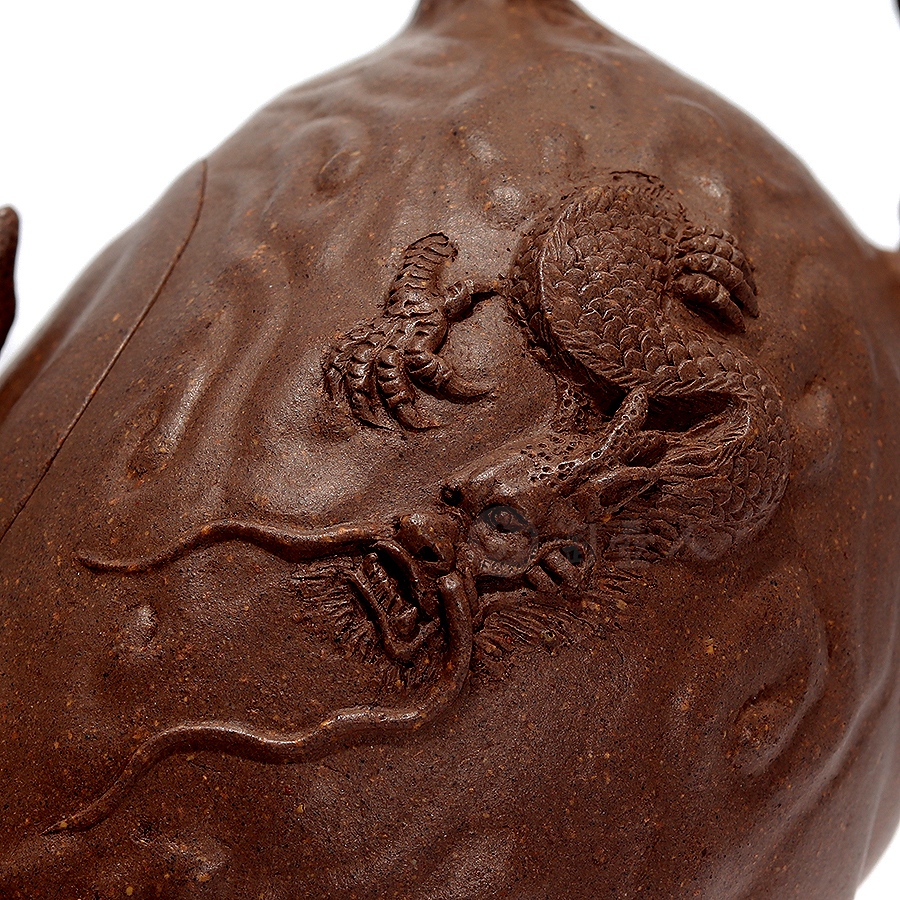 全手鱼化龙壶(薄胎)