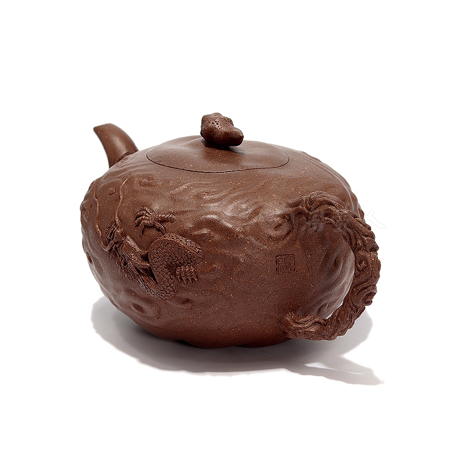 全手鱼化龙壶(薄胎)