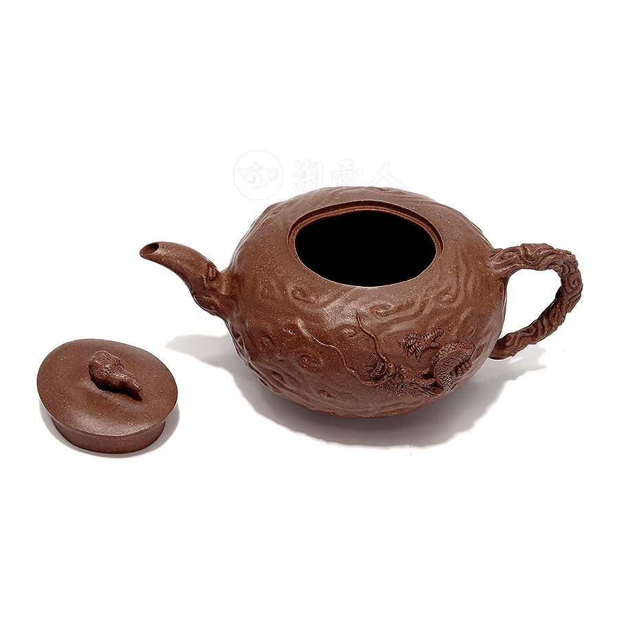 全手鱼化龙壶(薄胎)