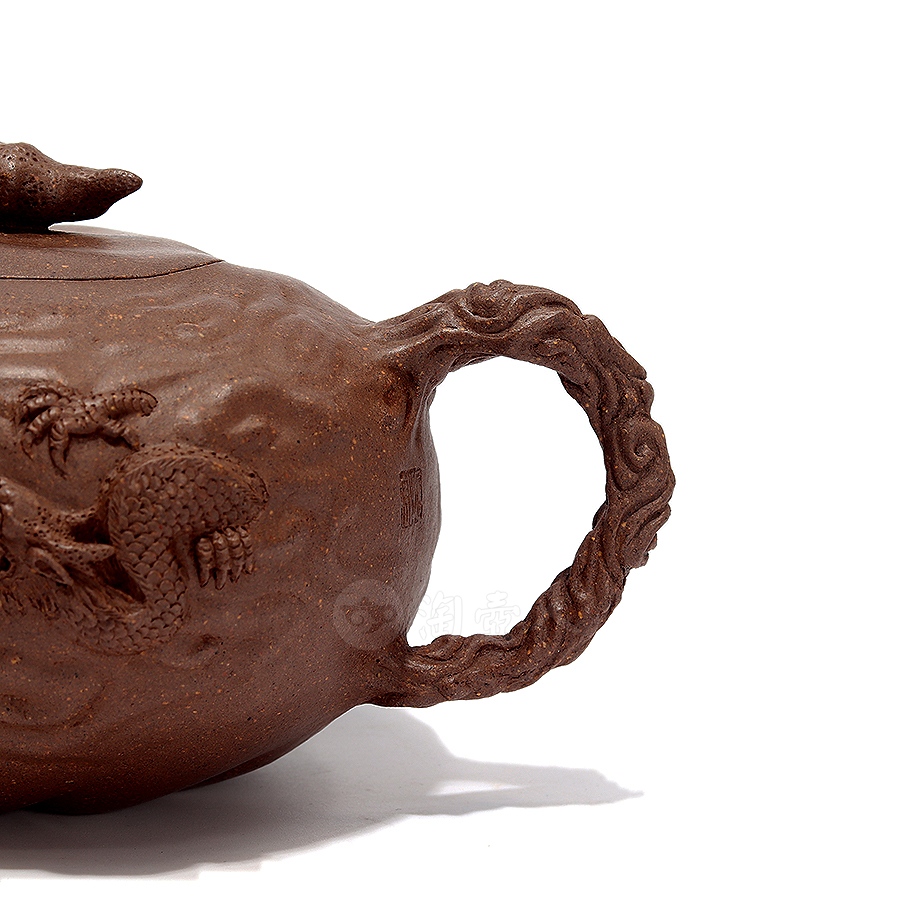 全手鱼化龙壶(薄胎)