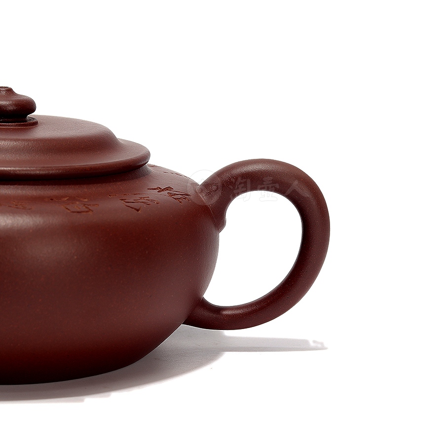 全手扁玉(许文军陶刻)