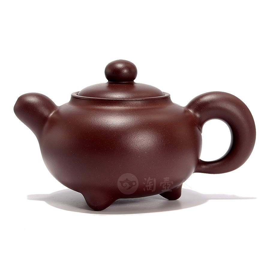 正宗原矿宜兴紫砂壶-全手福鼎壶-佘海平全手工制作-原矿底槽清紫砂泥料