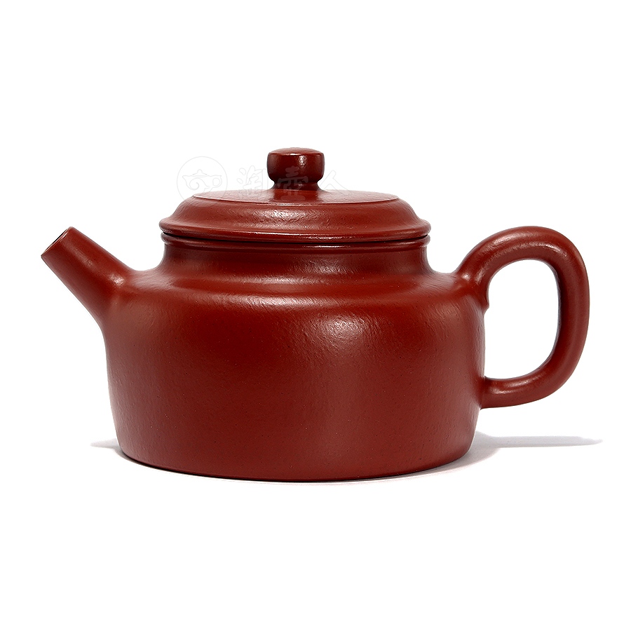 正宗原矿宜兴紫砂壶-全手德钟壶-吴澄全手工制作-原矿朱泥紫砂泥料